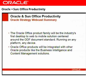 Z prezentace Oracle