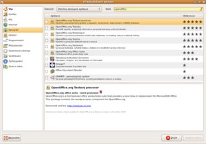 Ve zdrojích Ubuntu 8.04 je Openoffice.org 2.4