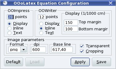 Definícia parametrov vkladaného obrázku vo funkcii „Equation“