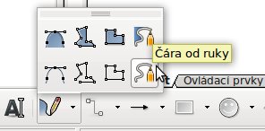 Nástroj pro kreslení čáry „od ruky“