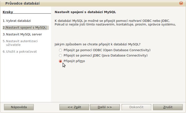 Vybíráme nativní rozhraní mezi Base a MySQL
