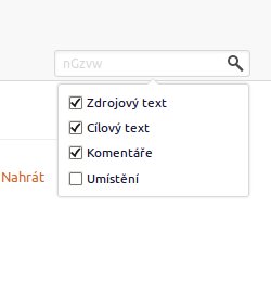Povolení vyhledávání komentářů