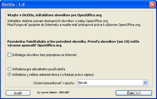 Potvrdenie on-line inštalácie