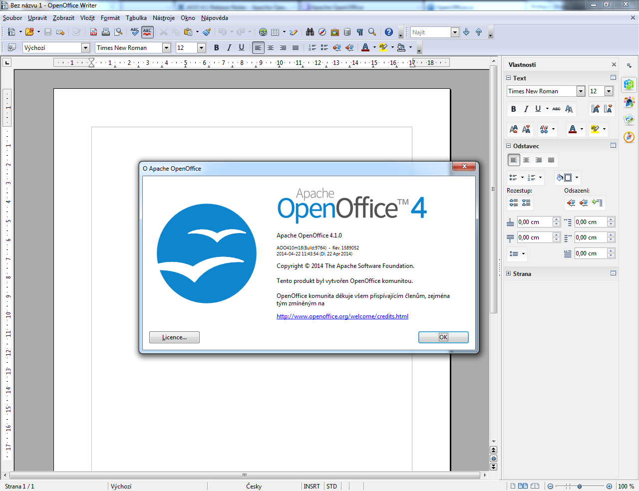 Апач опен офис. OPENOFFICE 4.1.6. OPENOFFICE 4. Офисные программы OPENOFFICE.