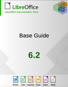 Úvodní strana příručky k LibreOffice Base 6.2