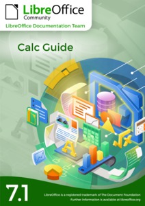 Obálka příručky LibreOffice Calc 7.1