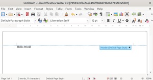 GtK v LibreOffice - vzhled prostředí