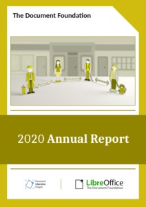 Obálka výroční zprávy TDF za rok 2020