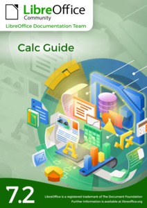 Obálka příručky pro LibreOffice Calc 7.2