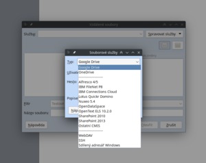 Podpora ukládání na vzdálených serverech