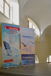 Vývěsky redakcí OpenOffice.cz a LinuxEXPRES.cz