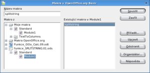 Správce maker pro OpenOffice.org Basic