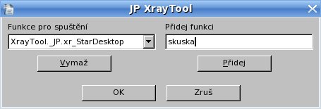 Pridanie funkcie z knižnice „Standard“, modulu „Module1“