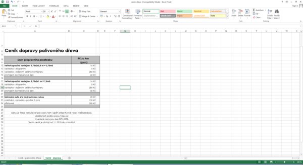 Microsoft Excel