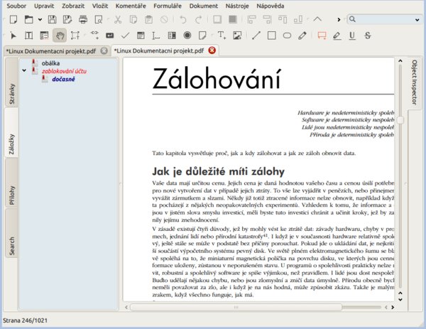 Práce se záložkami