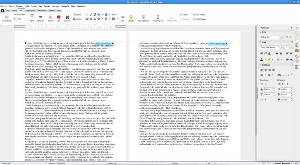 Nové uživatelské rozhraní v LibreOffice a jedna z jeho možných podob – Notebookbar﻿