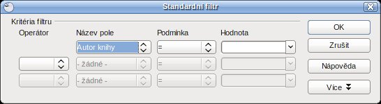 Standardní filtr