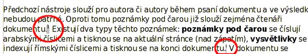Poznámka pod čarou a vysvětlivka