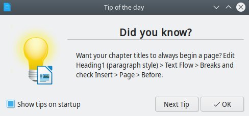 Tipy dne v chystané verzi LibreOffice 6.3 (documentfoundation.org)