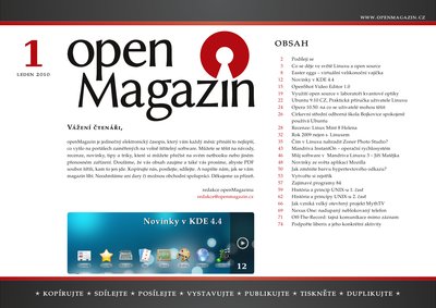 Klepnutím stáhnete OpenMagazin 01/2010 - mobilní verze