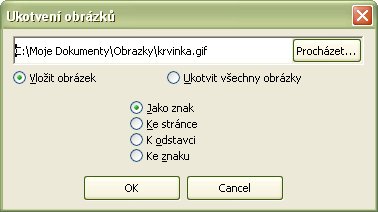 Výber obrázku pre vloženie