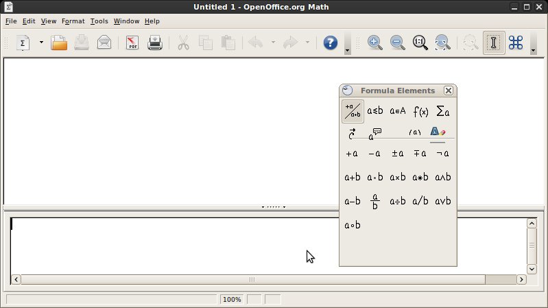 OpenOffice.org Math