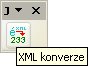 Panel nástrojov „ JP XML konverzia“