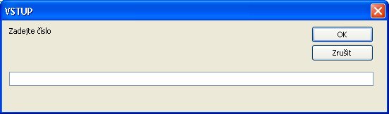 Dialogové okno INPUTBOX