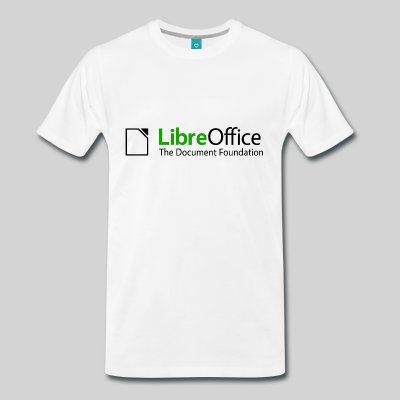 Příklad trička LibreOffice (SpreadShirt)