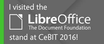 Byli jste na stánku LibreOffice? Pochlubte se ostatním!
