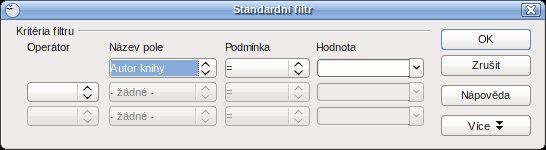 Standardní filtr