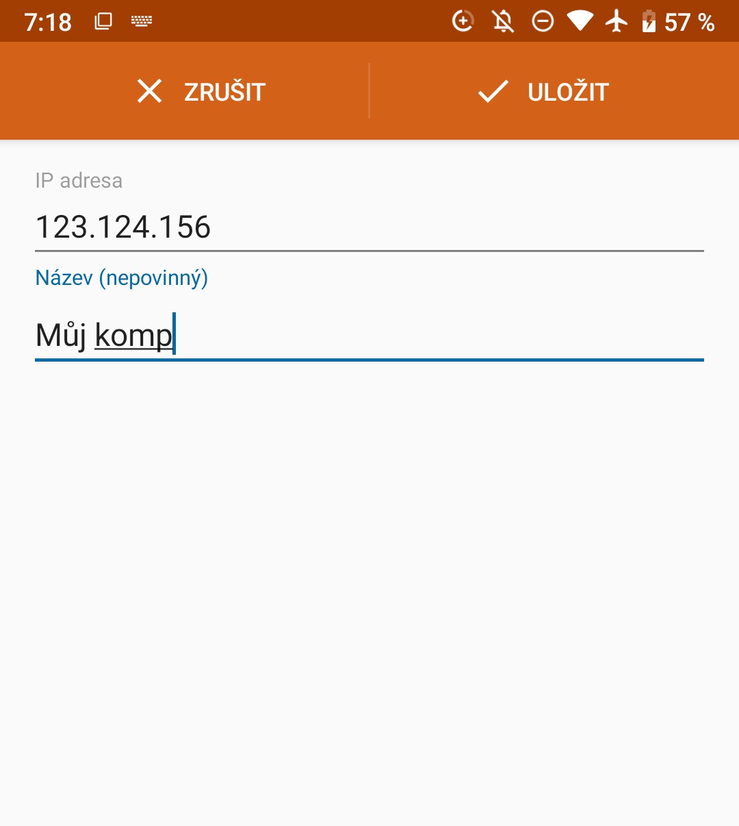 Nové wi-fi spojení