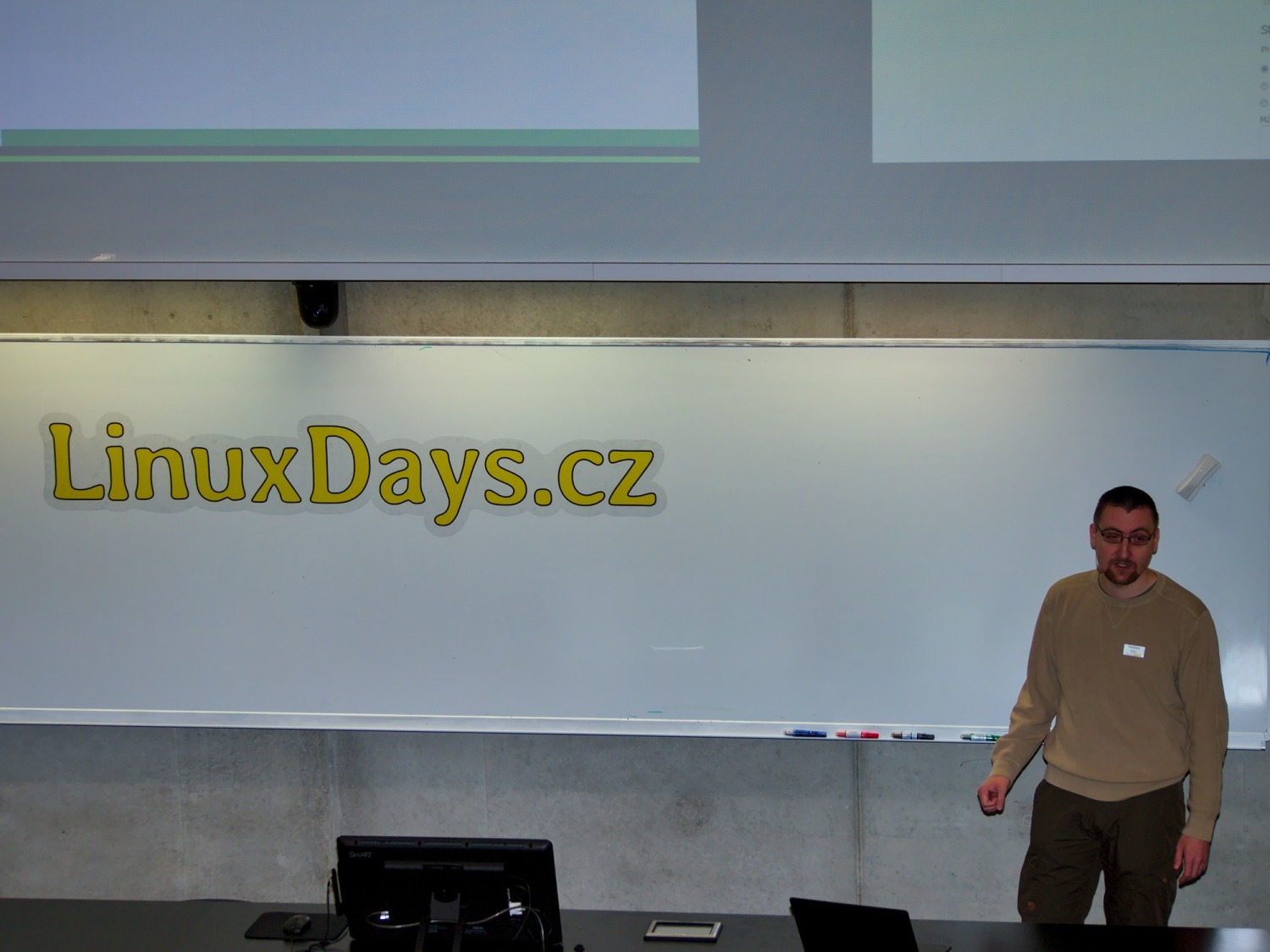 Tomáš Chvátal na konferenci LinuxDays 2018