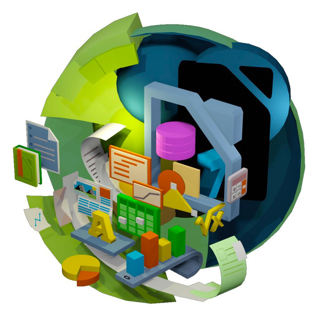 3D model loga LibreOffice 7