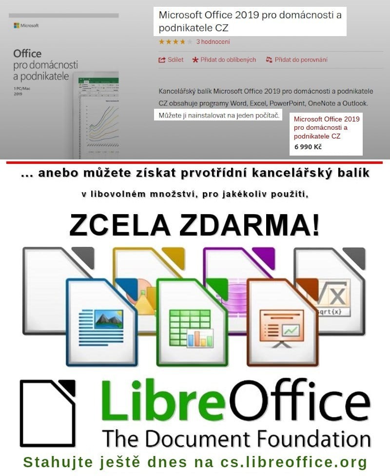 "Výhodná" koupě Microsoft Office