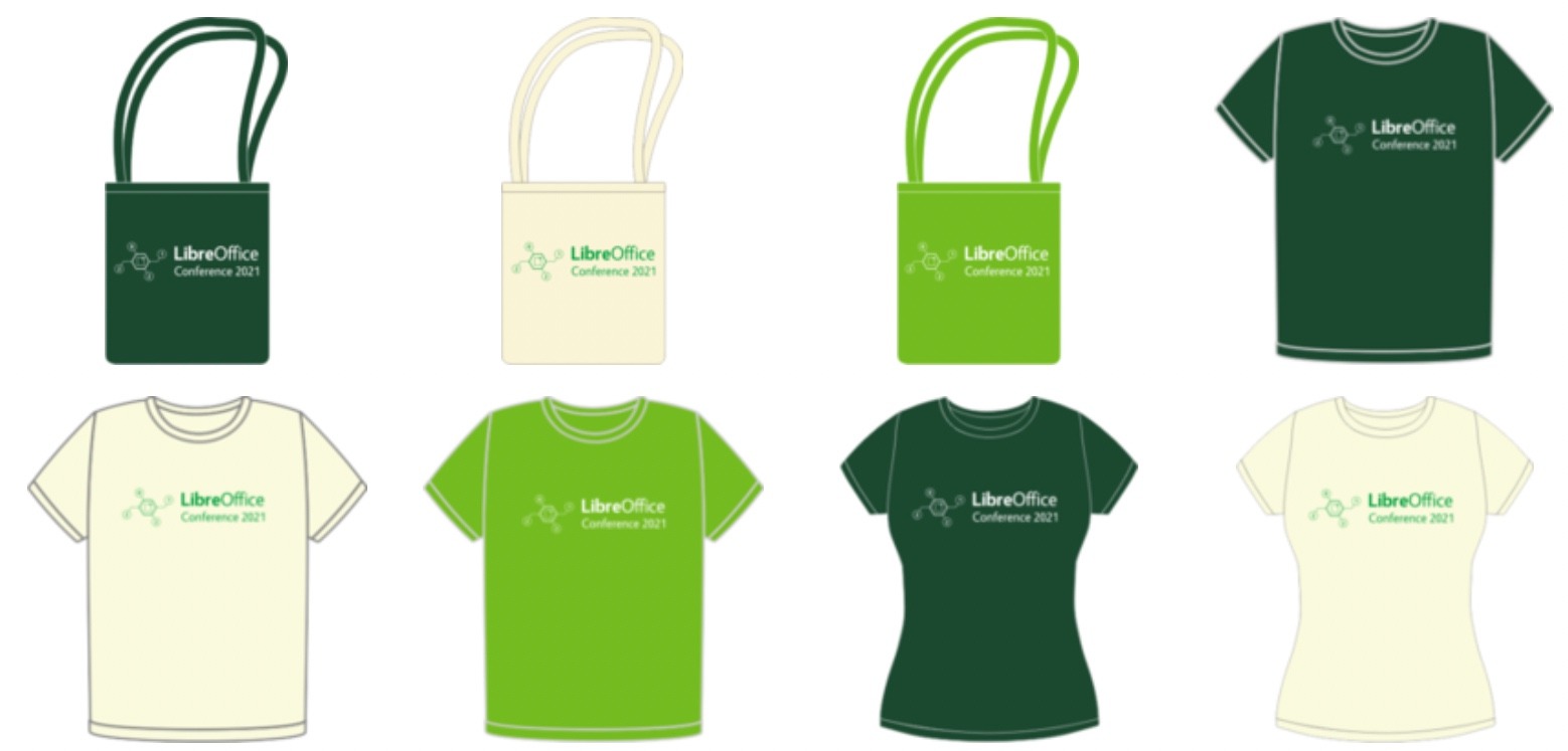 Dostupné zboží k příležitosti konference LibreOffice 2021