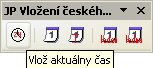 Zobrazený panel nástrojov v prostredí OpenOffice.org