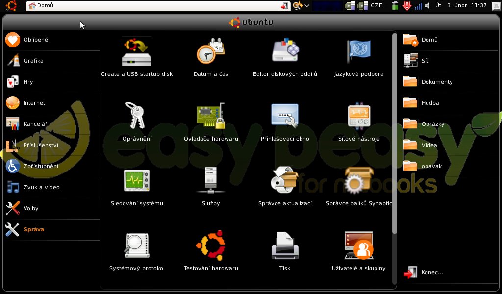 Easy Peasy je varianta Ubuntu pro netbooky Asus Eee PC