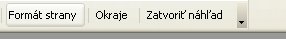 Výber Formát strany v režime Náhľad strany
