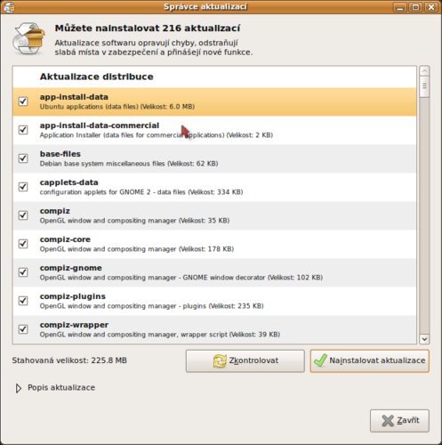 Instalace softwaru v Ubuntu