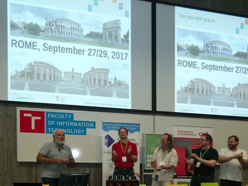 LibreOffice Conference 2017 bude v Římě