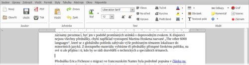 Jedna z nových variant uspořádání nástrojů, označovaná jako „contextual groups“