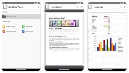 LibreOffice Viewer na Androidu