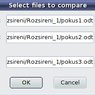 Výběr dokumentů k porovnání