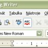 Zobrazené údaje o počte znakov a slov v menu OpenOffice.org Writer v českej lokalizácii