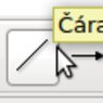 Ikona (nástroj) pro kreslení úsečky