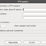 Nastavení FTP
