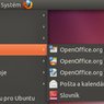 Výchozí vybavení Kanceláře v Ubuntu (OpenOffice.org Kreslení je v položce Grafika)