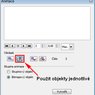 Práci si lze ulehčit, pokud označíme více objektů a stiskneme toto tlačítko