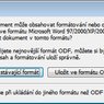 Byl přepracován vzhled okna varujícího při ukládání do jiného než nativního formátu. Porovnejte verzi pro LibreOffice 3.4…